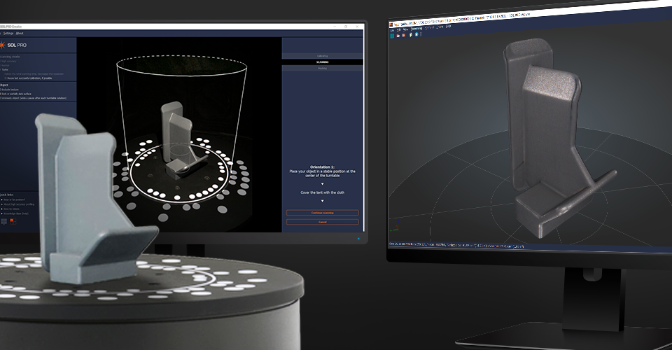SOL PRO Software Upgrade Packs More Power for 3D Scanning