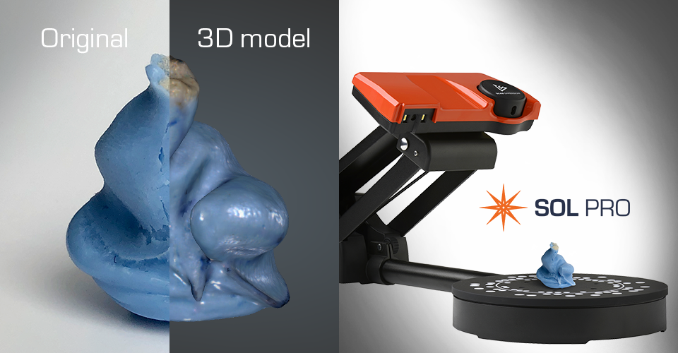 A SOL PRO 3D scanning from start to finish